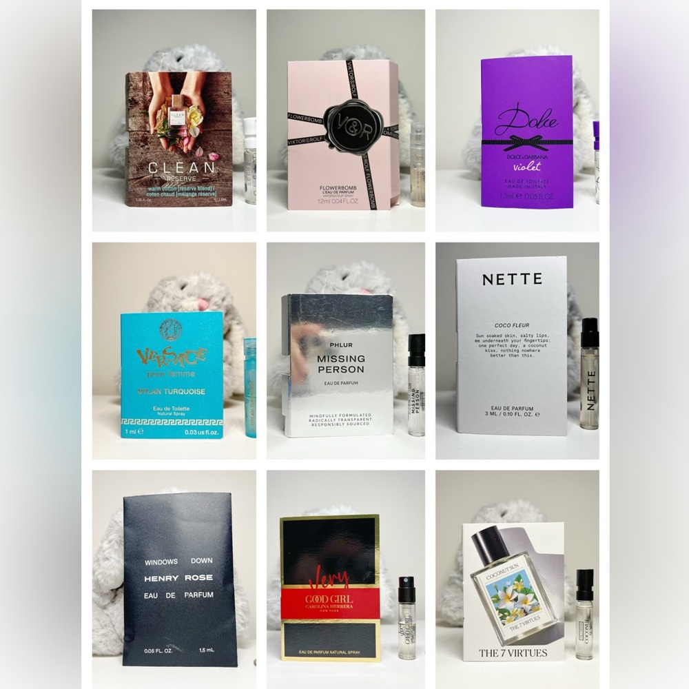 9 pcs high end samples for women